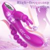 Dildo - G-Spot Rabbit Anal Dildo Vibrator, 3 In 1 Adult Sex Toys With 7 Vibrating Modes For Women, Rechargeable Clitoris Vagina Stimulator Massager Sex Things For Solo Or Couples - Image 6