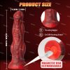 Vibrating Monster Dildo Adult Sex Toys - Soft Liquid Silicone G-spot Clitoral Stimulator Anal Massager 10 Vibration Modes & 3 Thrusting Modes with Strong Suction Cups, Anal Sex Toy for Women Men Couples - Image 5