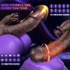 8.5 Inch Thrust Dildo Vibrator With 10 Vibration And Heat Modes For Anal Play G-Spot Stimulation Realistic Vibrating Dildo, Suction Cup Adult Sex Toys For Women And Couples Flesh - Image 6
