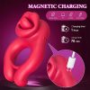 Vibrating Cock Ring for Couples Sex Toys, Tongue Licking Vibrator for Couple Pleasure, 3 Motors with 10 Vibrations, Vibrator for Men Women Play - Image 5
