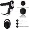 Butt Plug - 2 in 1 Vibrating and Heating Anal Beads, Silicone Butt Plug with 10 Vibration Modes, Progressive Design Anal Vibrator Prostate Massager Adult Sex Toy for Men, Women and Couples, Masturbators for Men and Women Anal Plug Prostate Massager, Rechargeable Vibrator Toy with Cock Ring and Anal Beads - Image 6