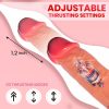 3D Realistic Dildo G-Spot Vibrator with 3 Thrusting 10 Vibrating Modes & HandsFree Suction Cup Base Sex Machine, Automatic Heating Dildo Clitoral Vagina Stimulator, Remote Control Anal Butt Plug Prostate Massager Adults Sex Toys for Women Men Couples - Image 2