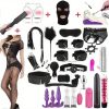 29pcs BDSM Bondage Kits for Women And Couples Bed Bondage Sex Toys Adult Game Cuffs Blindfolded Spanking Clap Women And Couples Sex Toys - Image 8