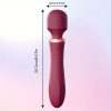 10 Adjustable Modes Of Female Clitoral Vibrator AV Female Vibrator Ergonomic Clitoral Massage One Touch Burst Dual Head Vibration Skin Friendly Soft Vibration G-spot Vibrator Female Adult Products - Image 4