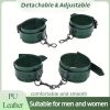 Spreader Bar BDSM Bondage Restraints Kit Handcuffs Ankle Cuffs Sex Toys PU Leather Adjustable SM Kits Couples Toy for Women and Men - Image 4