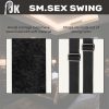 Premium 800lb Capacity Sex Swing for Adults - Quick Release, Adjustable Height, Ultra Comfortable Black Straps, Easy Setup with Carabiner, Ideal for BDSM Couples & Home Entertainment - Image 6