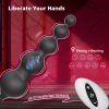 Vibrating Anal Beads For Couples - Remote Control Prostate Massager With Cock Ring & Strap-On Anal Dildo, 9 Vibration Modes, APP Controlled Sex Toy For Men - Image 5