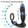 Thrusting Anal Vibrator Prostate Massager with Cock Ring, App Remote Control Anal Plug with 9 Thrusting & Vibrating Modes, Dildo Butt Plug Sex Toys for Men and Couple Pleasure - Image 2