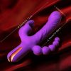 Dildo - 1pc Female Vibrator 3 In 1 G-Spot Rabbit Anal Dildo Vibrator, With 10 Vibration Modes, Female Rechargeable Vibrator Adult Sex Toy, Used For Clitoral Stimulation - Image 4
