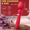 1pc Vibrator Wand Female Rose Sex Toy, Clit Stimulator Vibrators Adult Sex Toys for Clitoral Nipple G Spot Massager with 10 Vibration Modes, Magic Wand with Wrapping Vibrating Design for Women Couple Sex Games - Image 4