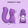 Dildo - 1pc G-spot Vibrator Clitoral Sucking Vibrator For Women, Wearable Realistic Clitoris Licking Dildo Anal Prostate Massager With 10 Vibrating & Sucking Modes, Vaginal Stimulator Silicone Dildos Adult Sex Toys For Women - Image 2