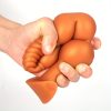 Anal Beads with Removable Foxtail Extra Long Fox Tail Anal Butt Plug Sex Toy Liquid Silicone Anal Plugs Anal Stimulator for Men Women Couples Cosplay Anal Trainer Erotic SM Sex Games - Image 4