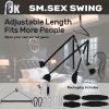 Premium 800lb Capacity Sex Swing for Adults - Quick Release, Adjustable Height, Ultra Comfortable Black Straps, Easy Setup with Carabiner, Ideal for BDSM Couples & Home Entertainment - Image 9