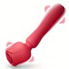 1pc Vibrator Wand Female Rose Sex Toy, Clit Stimulator Vibrators Adult Sex Toys for Clitoral Nipple G Spot Massager with 10 Vibration Modes, Magic Wand with Wrapping Vibrating Design for Women Couple Sex Games - Image 3