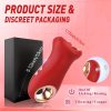1pc Red Lip And Tongue Masturbator, Clitoral Stimulator, Female Adult Sex Toys With 10 Vibration Modes And Tongue Mode, G-spot Nipple Stimulation Vibrator, Female Adult Erotica, USB Rechargeable, Easy To Carry, Easy To Clean - Image 4