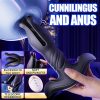 Anal Toys Vibrating Butt Plug, Large Anal Plug Vibrator 8 Vibrations, Anal Dilator Vibrators, Prostate Vibrator Expanding Anal Sex Toys For Gay, Anal Stimulation When Going Out - Image 2