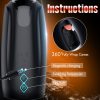 Male Sex Toys for Men - Male Masturbator Penis Training Vibrator, 10 Tongue-Licking & Tapping & Vibrating Sex Toy Male Stroker Trainer, Mens Sex Machine Masturbators Adult Sex Toys & Game - Image 6