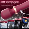 10 Adjustable Modes Of Female Clitoral Vibrator AV Female Vibrator Ergonomic Clitoral Massage One Touch Burst Dual Head Vibration Skin Friendly Soft Vibration G-spot Vibrator Female Adult Products - Image 7