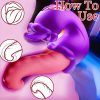 Vibrator Adult Sex Toys for Women - 4in 1 Tongue Thrusting Vibrators Dildo Rose Sex Toys with 10 Licking Clitoral & 10 Vibration Mode, G Spot Clit Stimulator Pleasure Tools for Female Couples Games - Image 7
