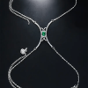 Unleash Your Inner Vixen with Our Silver Naughty Body Harness Chain - Perfect for a Daring and Glamorous Look - Image 8