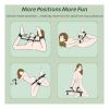 Spreader Bar BDSM Bondage Restraints Kit Handcuffs Ankle Cuffs Sex Toys PU Leather Adjustable SM Kits Couples Toy for Women and Men - Image 2