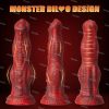 Vibrating Monster Dildo Adult Sex Toys - Soft Liquid Silicone G-spot Clitoral Stimulator Anal Massager 10 Vibration Modes & 3 Thrusting Modes with Strong Suction Cups, Anal Sex Toy for Women Men Couples - Image 7