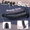 3.1'' (7.8cm) Body-Safe Silicone G-Spot Stimulator - 12" (30.4cm) Realistic Girth Trainer with 360° Vacuum Base & Anatomic Vein Texture, Dual-Density Design for Intense Orgasm, Prostate Play & All-Gender Exploration - Image 5