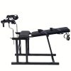 Adjustable BDSM Bondage Chair - Portable Spanking Bench with Secure Restraints, Folding Design for Intimate Play, Black and Red Options - Image 7