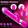 2pcs Female Masturbator Silicone Rabbit Simulation Penis Vibrator Toy Adult Sex Massage G-Spot AV Stick Mother's Day Gift for Women, Mom, Wife - Image 2