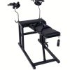 Adjustable BDSM Bondage Chair - Portable Spanking Bench with Secure Restraints, Folding Design for Intimate Play, Black and Red Options - Image 8