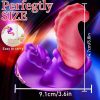 Vibrator Adult Sex Toys for Women - 4in 1 Tongue Thrusting Vibrators Dildo Rose Sex Toys with 10 Licking Clitoral & 10 Vibration Mode, G Spot Clit Stimulator Pleasure Tools for Female Couples Games - Image 4