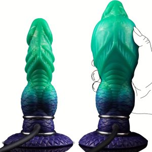 Dildo - Inflatable Monster Knot Fantasy Fake G-String, Silicone Anal Plug G-Point Stimulator for Prostate Relief, Adult Toy, Suitable for Men and Women, Couples