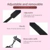 Spreader Bar Sex Toys with Wrist and Ankle Collar Restraint Set Adjustable Handcuffs Collar Restraint Set for Adult Couples BDSM Black - Image 5