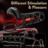 Penis and G-Spot Clitoral Vibrators with 10 Vibration Modes, Vibrating Penis Ring Cock Sleeve Adult Sex Toys for Men and Women, Male Penis G Spot Vibrator Cage Sleeve, Testicles Cock Ring G Spot Clitoris Nipples Anal Butt Plug Stimulation for Couples - Image 6