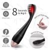 1pc Rechargeable Rabbit Dildo Vibrator with Heating, 10 Vibration Modes, G-Spot & Clitoral Stimulator, Silicone Soft Massager for Women, Deep Penetration, Anal Butt Plug, DC Power Supply, ≤36V, 300mAh Battery - Image 2