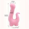 1pc Cute Little Dinosaur Shape Sex Products 5 Frequency Sucking 10 Frequency Vibration Heating Function Female Self-use Massager - Image 4