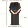 1pc Men's Penis Vibrator Massager Masturbation Reality Pocket Vagina Vaginal Vibrator Glans Head Stimulator Trainer Sex Toy, Penis Training Vibrators Adult Toys Electric, Male Masturbation Ejaculation Delay Toy, Gifts, Sex Tools, Tool Sex, Sex Toys - Image 4