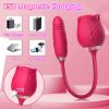Rose Sex Toy Dildo Vibrator: 3-in-1 Rose Sex Stimulator for Women with 10 Sucking & Thrusting Dildo G-Spot Vibrators - Adult Sex Toys for Couples - Image 8