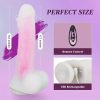 1pc Thrusting Vibrator Dildo, Designed For Women, Realistic Dildo For G-spot Anal Stimulation, Remote Control Dildo, With Telescopic And Vibration Modes, Silicone Adult Sex Toy, Suitable For Both Women And Men - Image 4