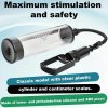Men's vacuum pump toy without pressure gauge, 3 silicone sleeves, men's vacuum pump - Image 7