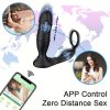 Thrusting Anal Vibrator Prostate Massager with Cock Ring, App Remote Control Anal Plug with 9 Thrusting & Vibrating Modes, Dildo Butt Plug Sex Toys for Men and Couple Pleasure - Image 5