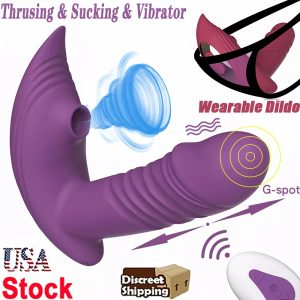Push-in Vibrator 9 Vibration Modes 9 Push-in And Sucking Modes - Adult Sex Toys Vibrate Dildos Female Vaginal Clitoral Nipple Anal Plug Stimulators Male And Female Couples Sex Toys
