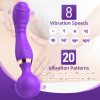 High Frequency Dual Head Vibrator, Vibrator Wand, Sex Toys, Wand Massager, Dildo Vibrator, Adult Toys for Women, Adult Toys, Female Vibrator, Sex Toys Women Dildo 8-Speed 20 Frequency Vibration 360 Degree Rotatable - Image 2