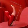 2 in 1 Lick Suck Vibrators - 1pc Clitoris Stimulator and G Spot Massager - Vagina Sucking Female Pleasure Sex Toys - Image 4