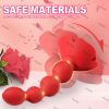 1pc Rose Anal Beads Vibrator Female Sex Toys, Anal Butt Plug For Clitoral Vagina Prostate Massager With 360° Cyclic 10 Rotating & Vibrating Modes, Texture Design G Spot Vibrator Anal Toys For Men Women Couples - Image 6