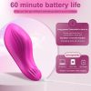 Ladies' Wireless Wearable Vibrator, APP Remote Control, 9 Vibration Modes, Rechargeable Petal Shaped Vibrator, Wearable Clitoral Massager, Battery Powered Adult Couple Toy - Image 8