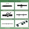 Spreader Bar BDSM Bondage Restraints Kit Handcuffs Ankle Cuffs Sex Toys PU Leather Adjustable SM Kits Couples Toy for Women and Men - Image 8