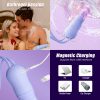 AV Vibrator, Bullet Vibrator Sex Toy, Suitable for Female Entertainment, Masturbation, Small Thrust Bullet Vibrator, with Anal Bead Shape, Anti Slip, Rechargeable, Suitable for Public Entertainment, Essential for Romantic Relationships - Image 4