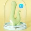 1pc Cute Little Dinosaur Shape Sex Products 5 Frequency Sucking 10 Frequency Vibration Heating Function Female Self-use Massager - Image 2