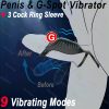 Penis And G-Spot Vibrator With 9 Vibrations Modes, Vibrating Penis Sleeve Cock Ring, Couples Adult Sex Toys For Men Women, Female Nipples Massager Anal Butt Plug Dildo Vagina P-Spot Stimulator, Male Penis Ring Vibrator For Penis Testicles Stimulation - Image 5